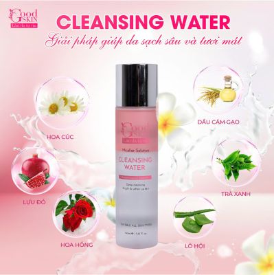 Tẩy Trang Cleansing Water - Giải Pháp Hoàn Hảo Cho Làn Da Sạch Sâu và Tươi Mát