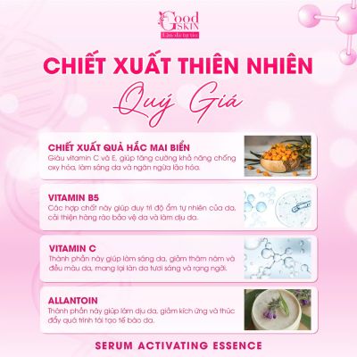  Serum Activating Essence -  Bí Quyết Đánh Thức Làn Da Tươi Trẻ