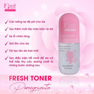 Fresh Toner Pomegranate - Tinh Chất Thanh Khiết Cho Làn Da Rạng Ngời